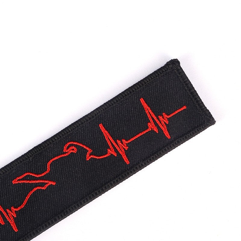 Porte-clés Brodé – Style Américain