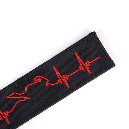 Porte-clés Brodé – Style Américain